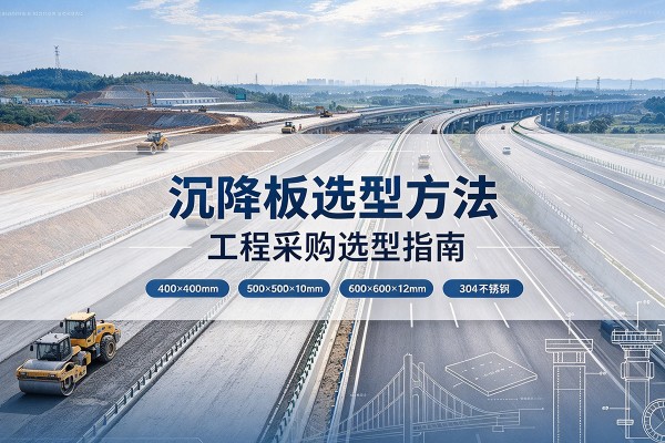 察哈尔右翼前旗沉降板选择方法