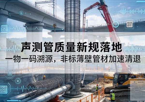 察哈尔右翼前旗声测管质量新规落地，一物一码溯源，非标薄壁管材加速清退